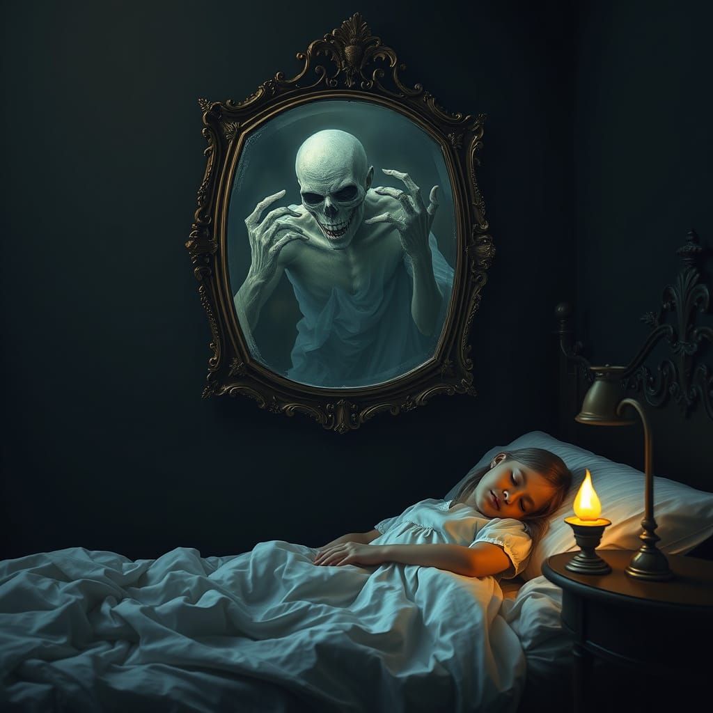 A Girl's Peaceful Slumber is Haunted by a Malevolent Entity ...