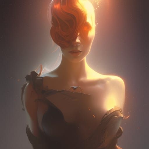 End of Time: Hyperdetailed Digital Art Portrait