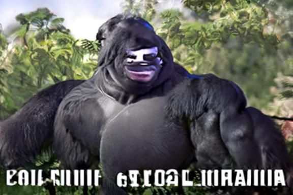 AI Generated Image of a Gorilla