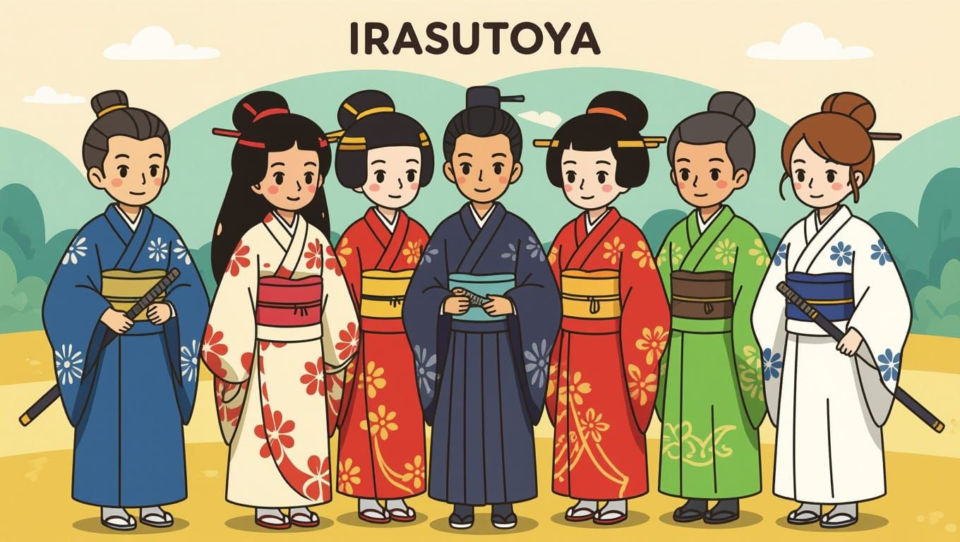 Irasutoya Style Illustration