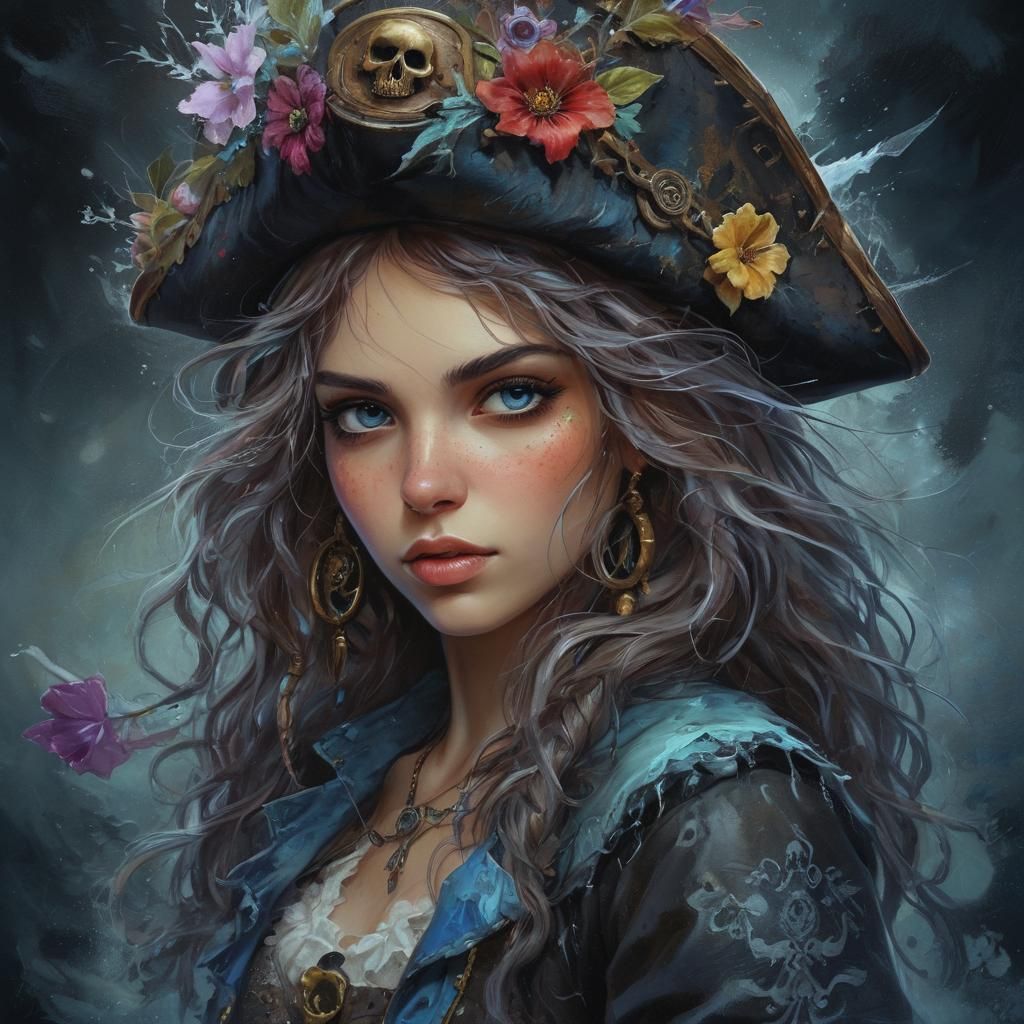 Adorable Pirate Girl in Aly Fell Style