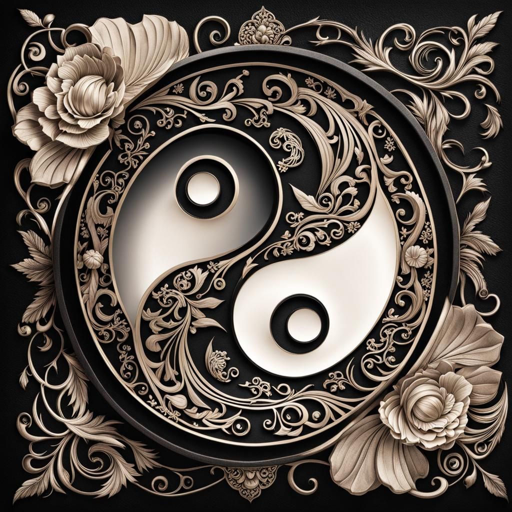 Elemental Women Forming a Yin and Yang Symbol