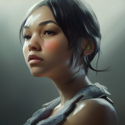 Mavis Portrait in Hyperdetailed Digital Art Style