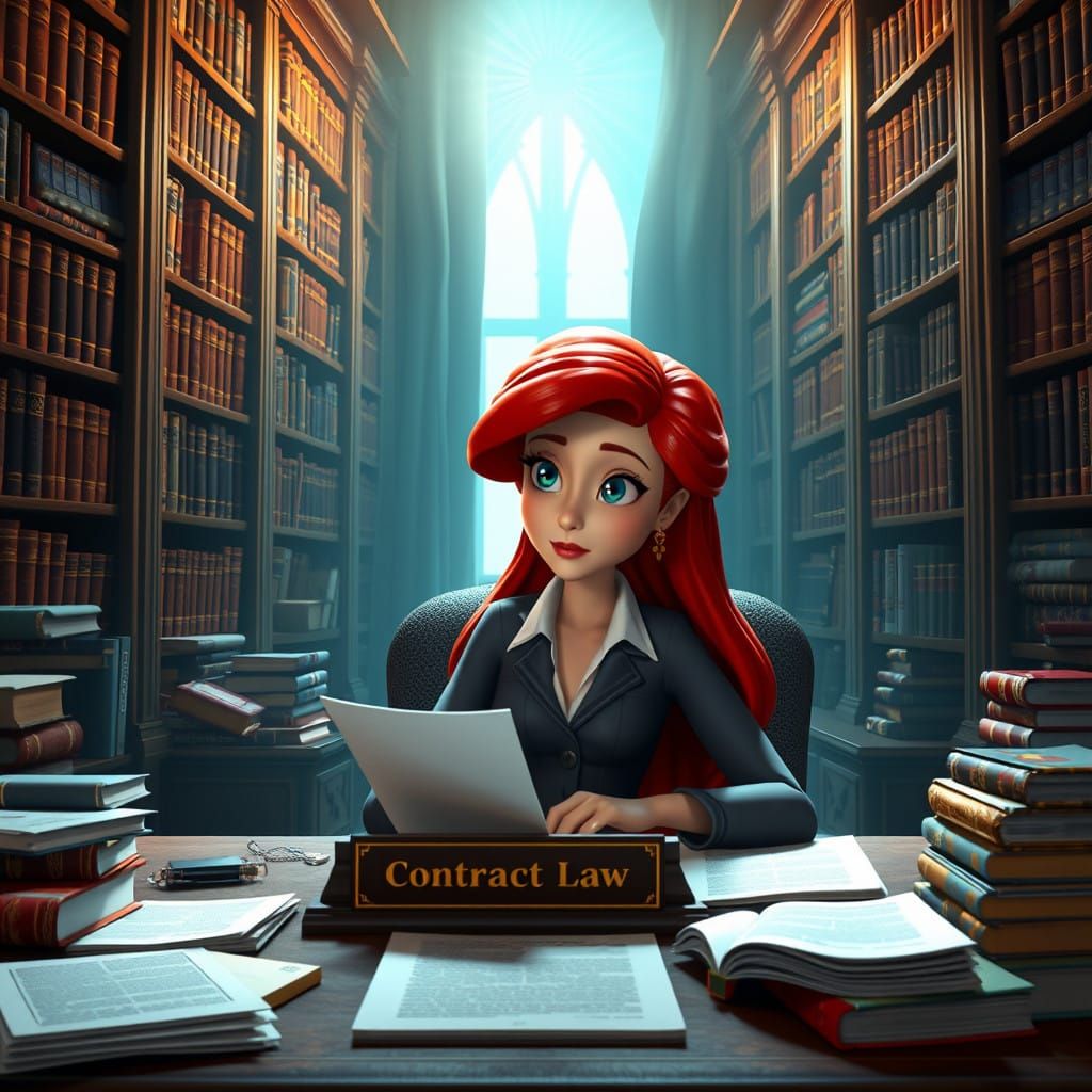 Pixar-Inspired Lawyer in 3D Digital Art
