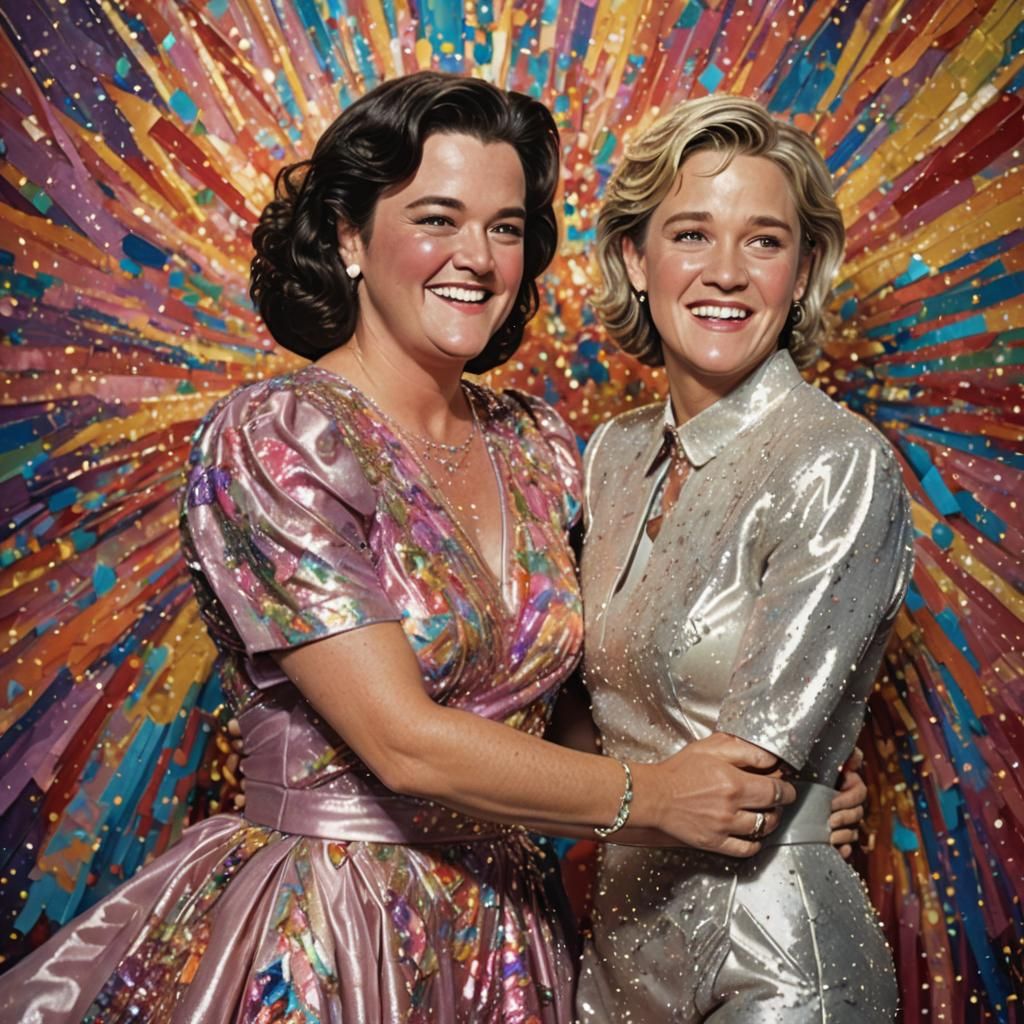 Hyperrealistic 1980s Prom Portrait with Dynamic Lighting