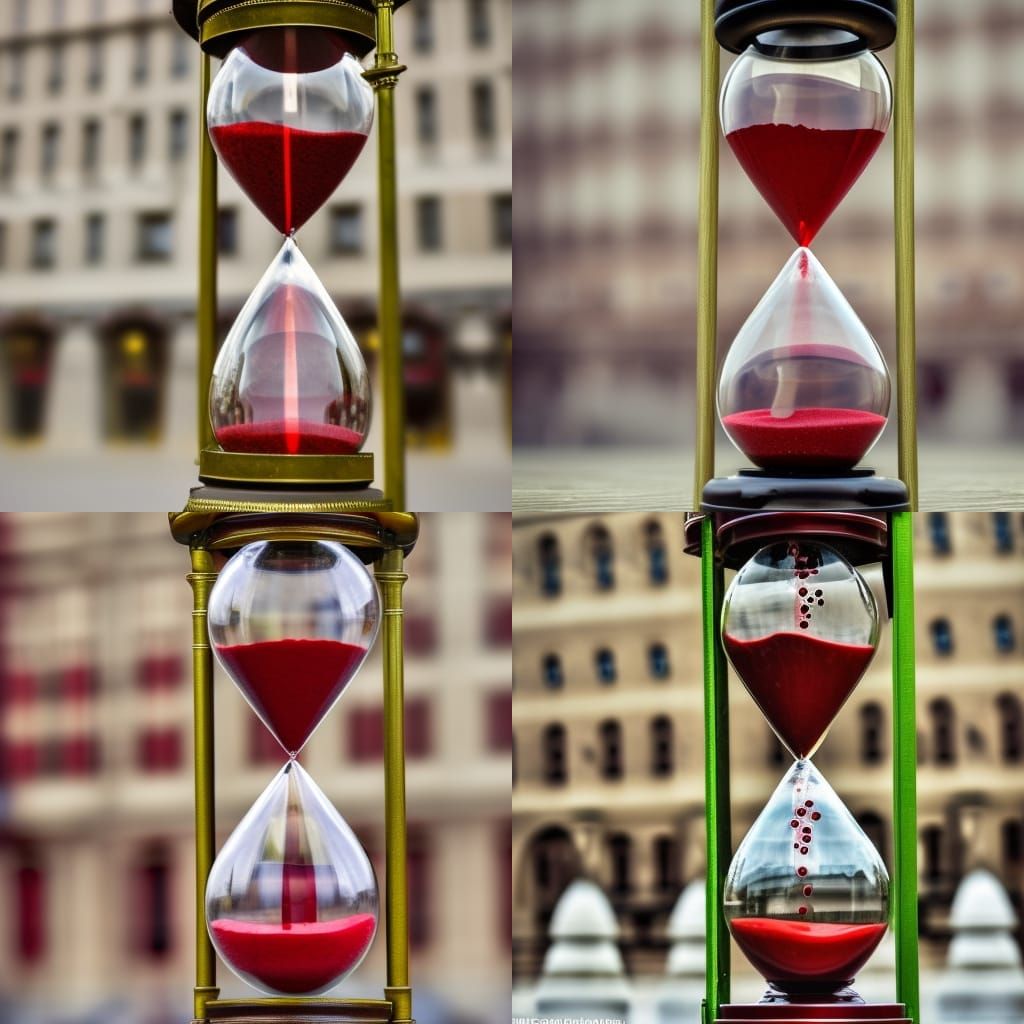 Hourglass of Blood in Red Square, Moscow