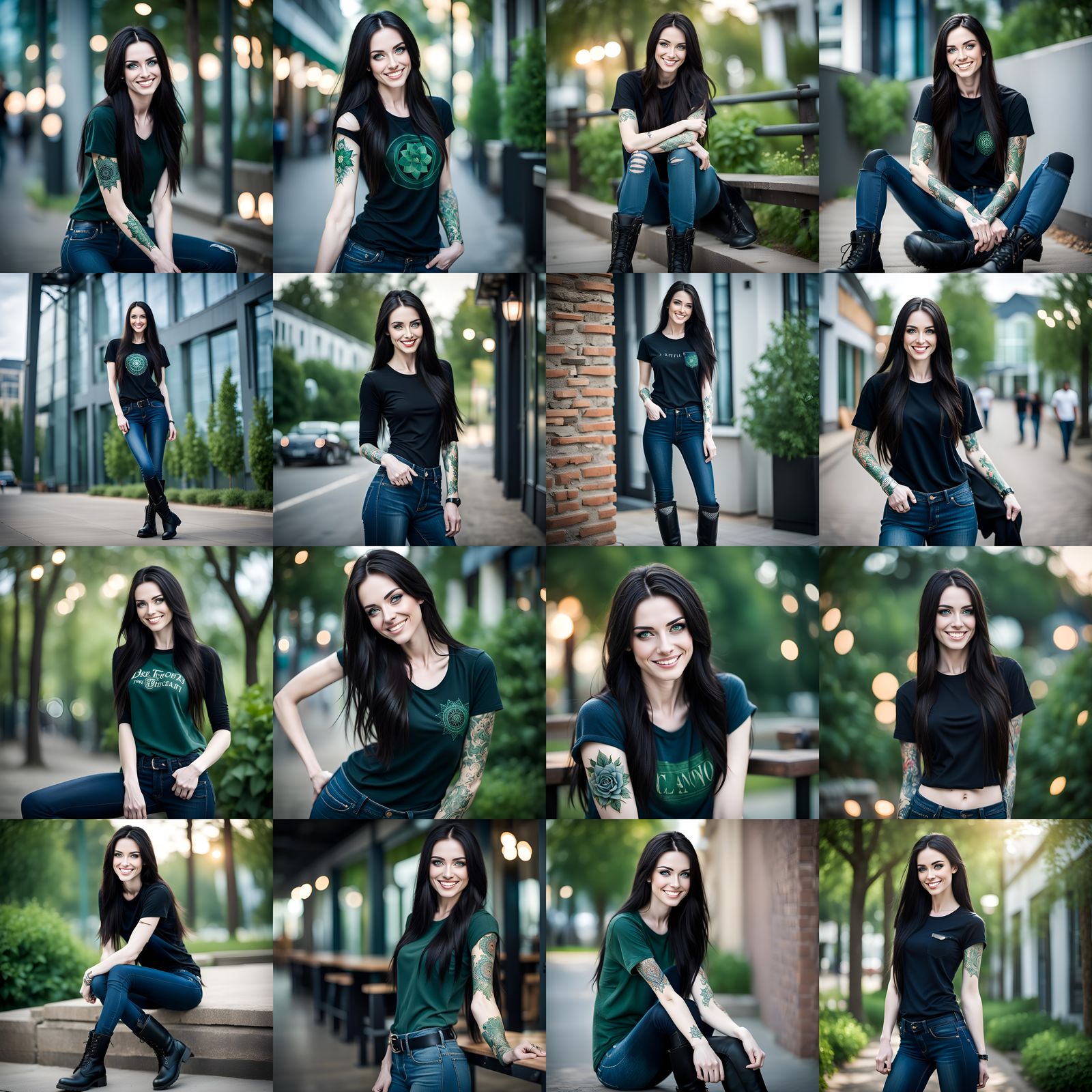 Beautiful Woman with Tattoos: Professional Portrait