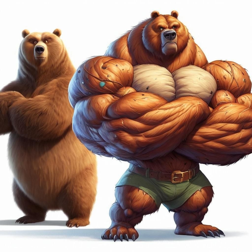 Kenai the Bodybuilder Bear: Disney's Brother Bear Reimagined
