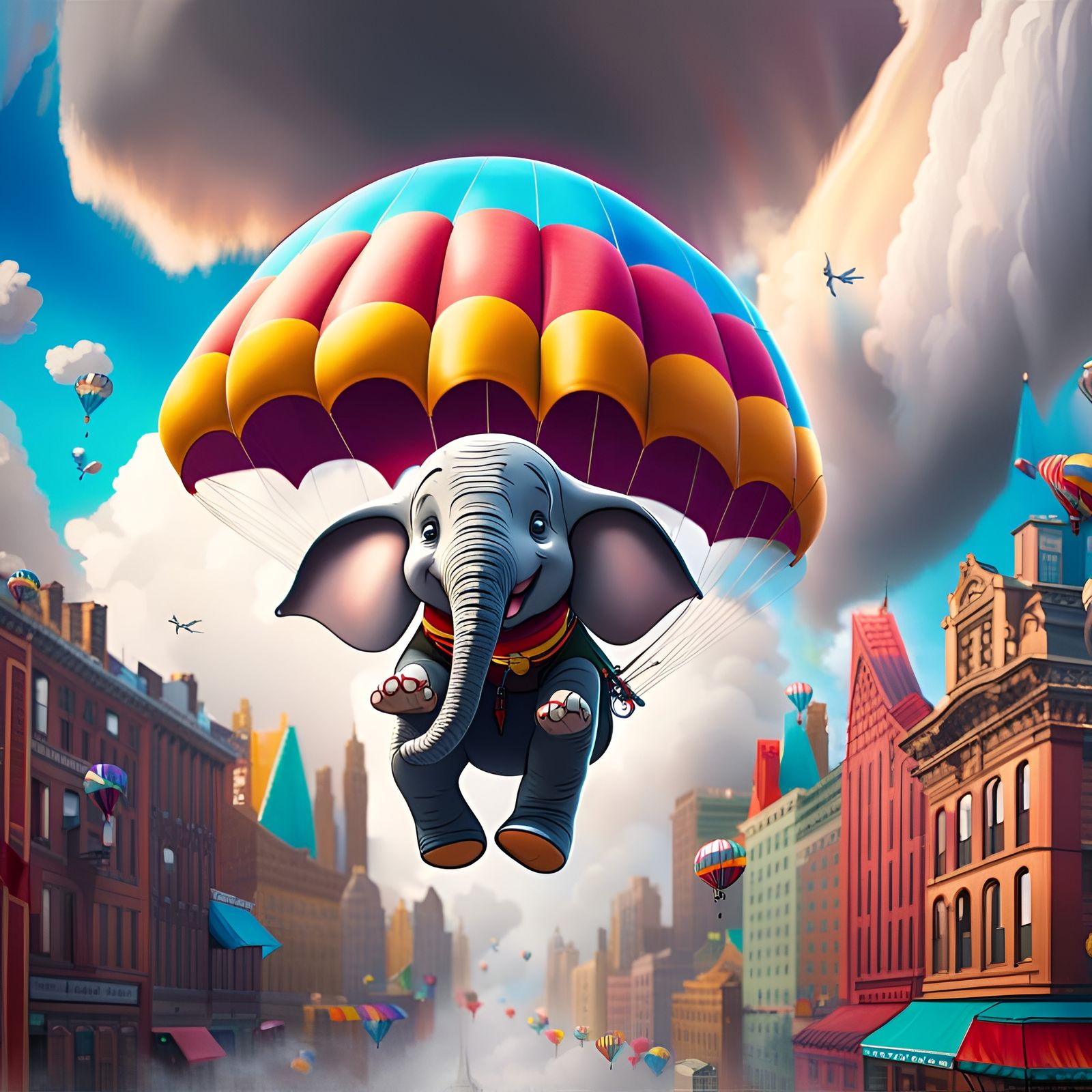 Dumbo's Parachute Adventure