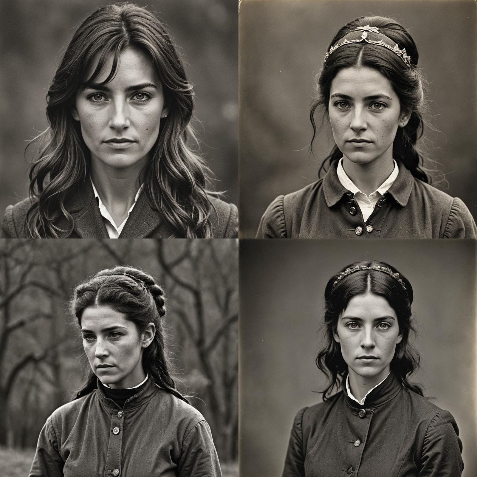 Cinematic Portrait of Athletic Woman with Scars