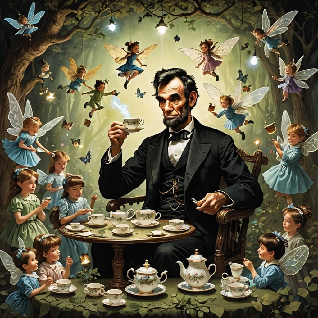 Abraham Lincoln's Fairy Tea Party