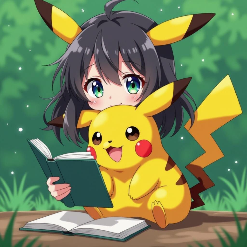 Anime Girl Inspired by Pikachu