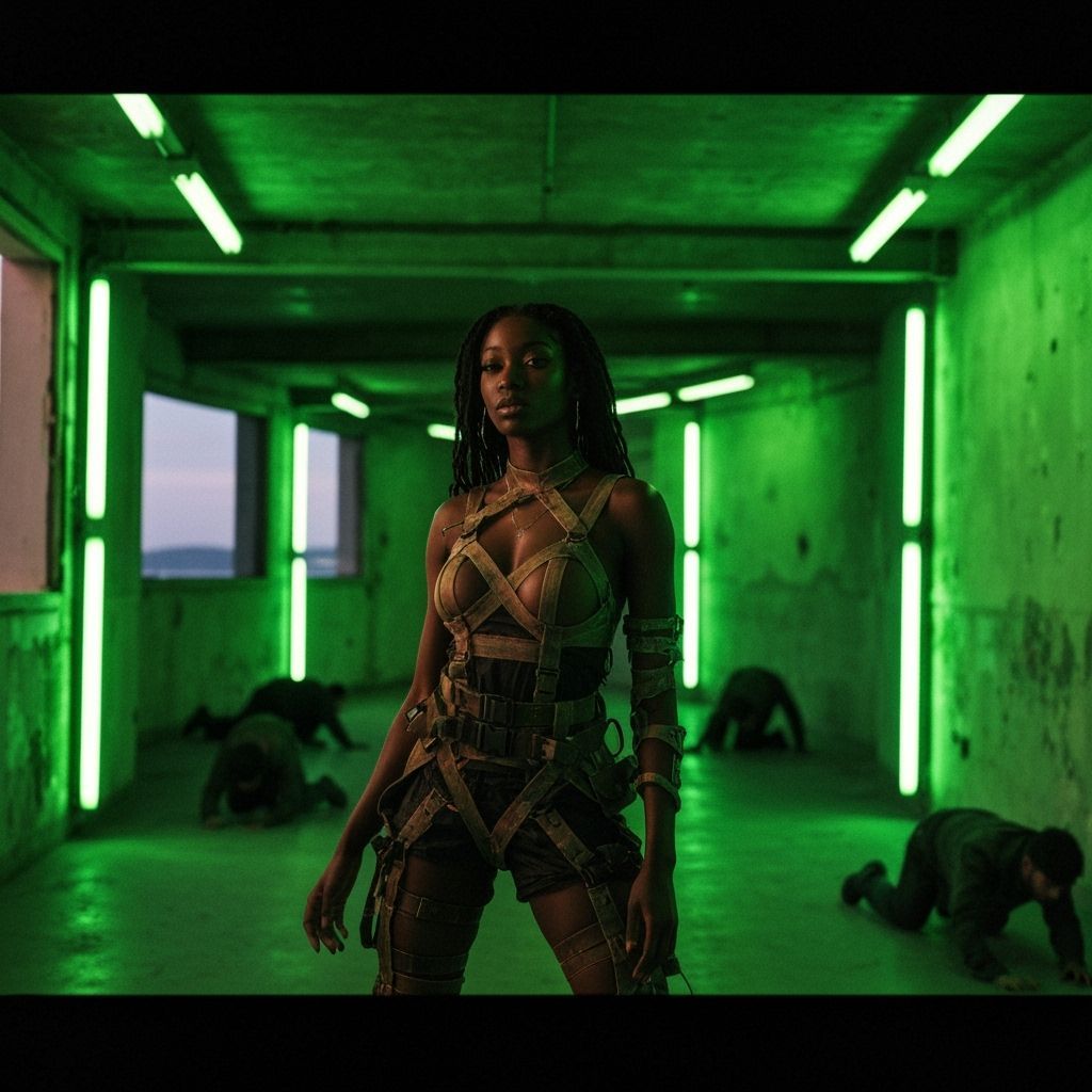 Dystopian Fashion in San Francisco: Cinematic Film Still