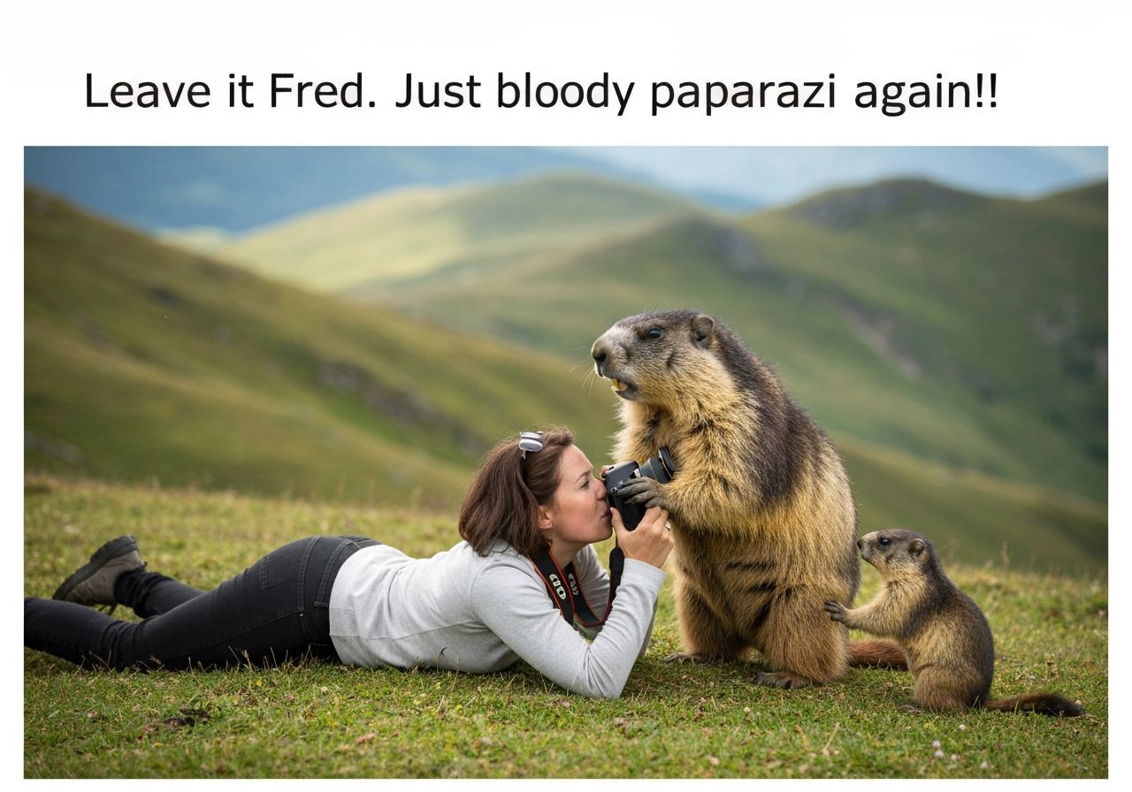 Wildlife Photographer Encounters Angry Marmots