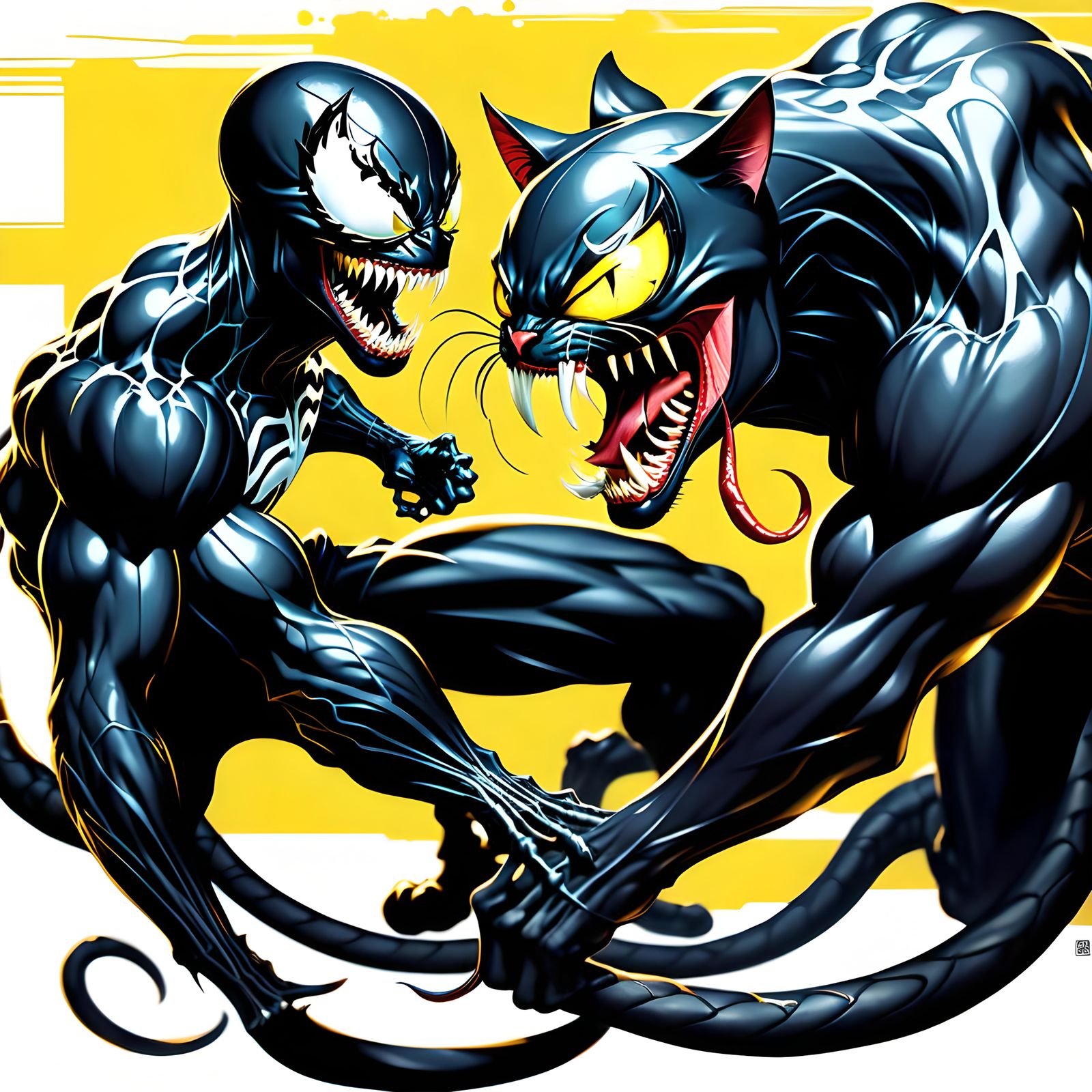 Venom and Black Cat: Anime Battle for a Soul