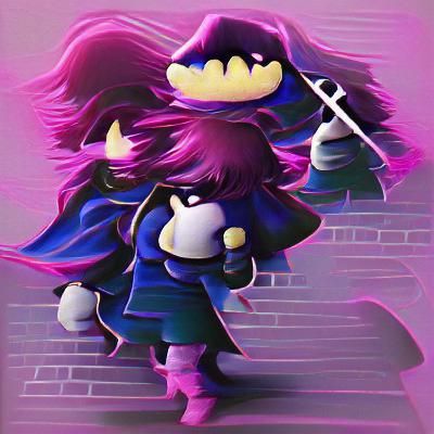 Deltarune Susie Digital Rendering