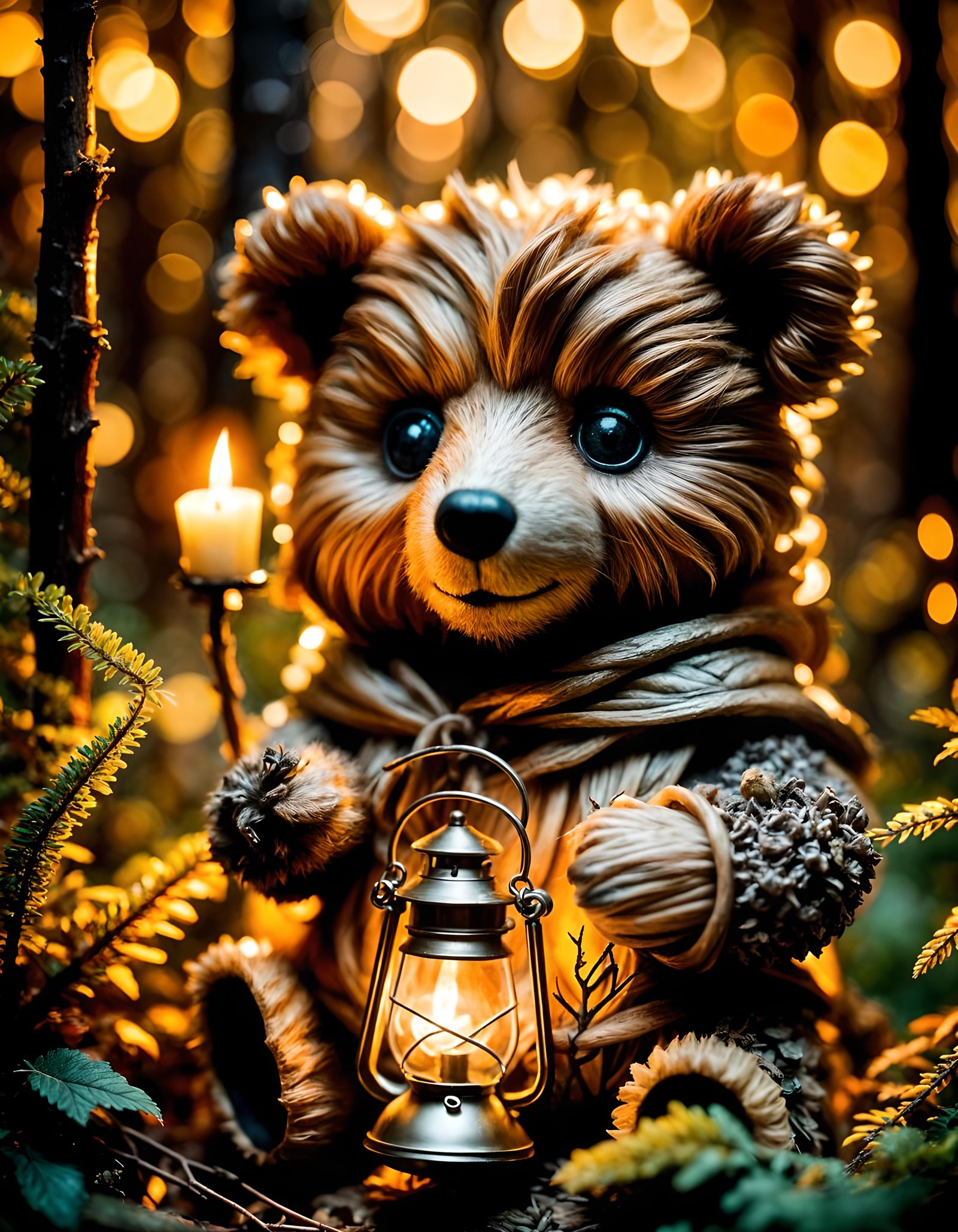 Teddy Bear's Lantern: A Macro Fantasy
