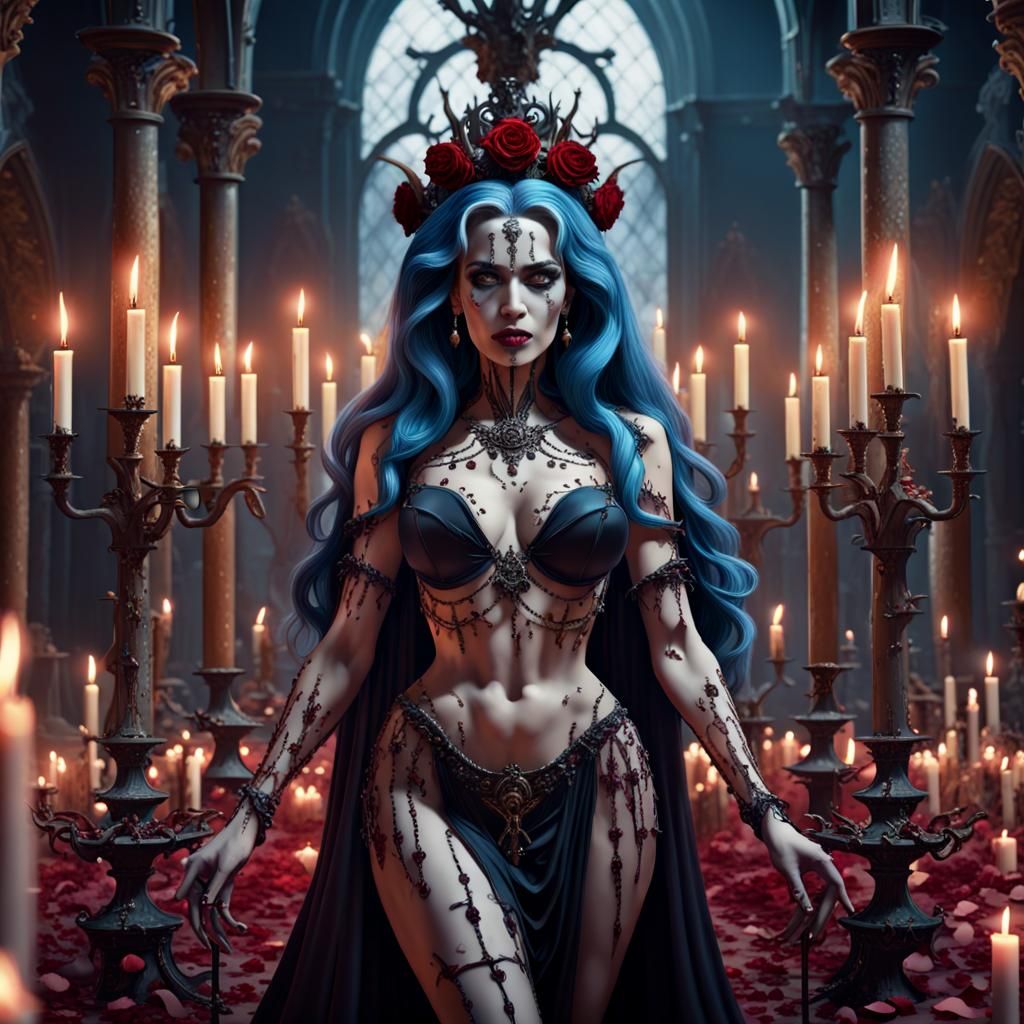 Beautiful and magnificent Lady Death