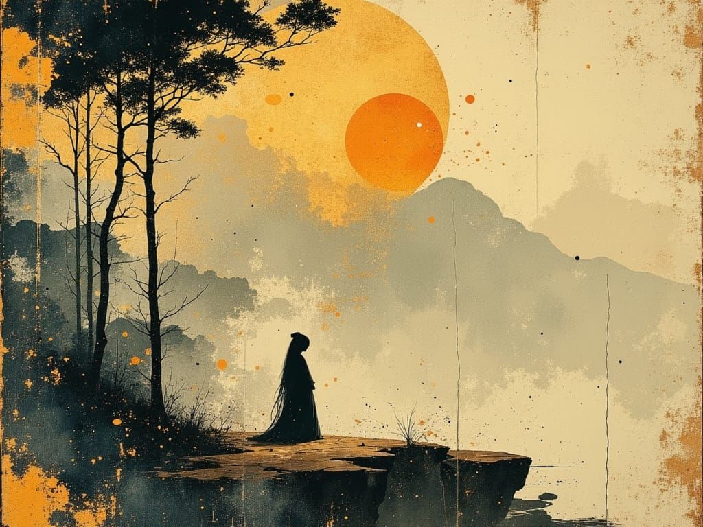 Gritty Grunge Watercolor: Imagination and Spirit