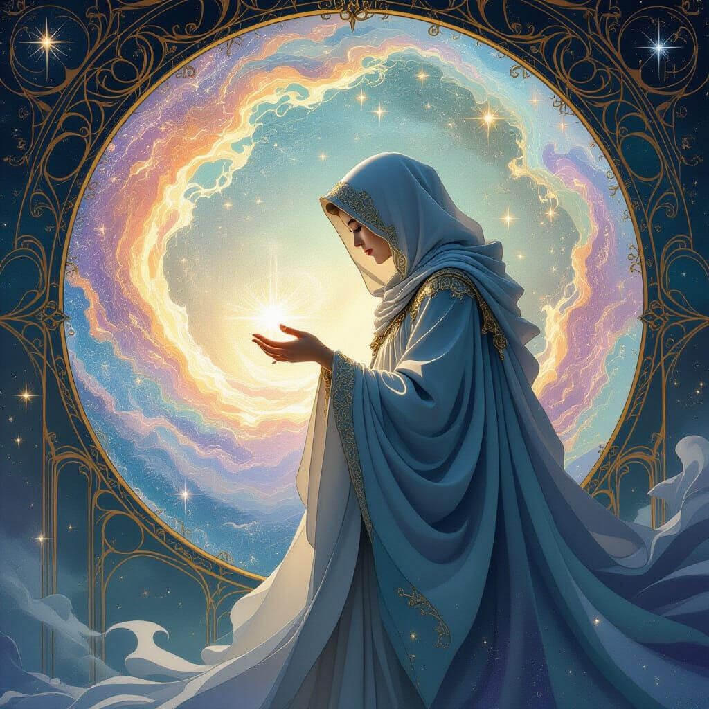 Celestial Architect Shapes a New Galaxy