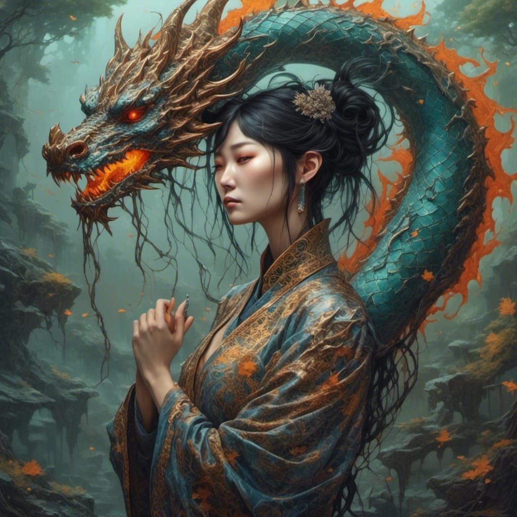 Dragon Mother Nuwa: Asian Android Fusion