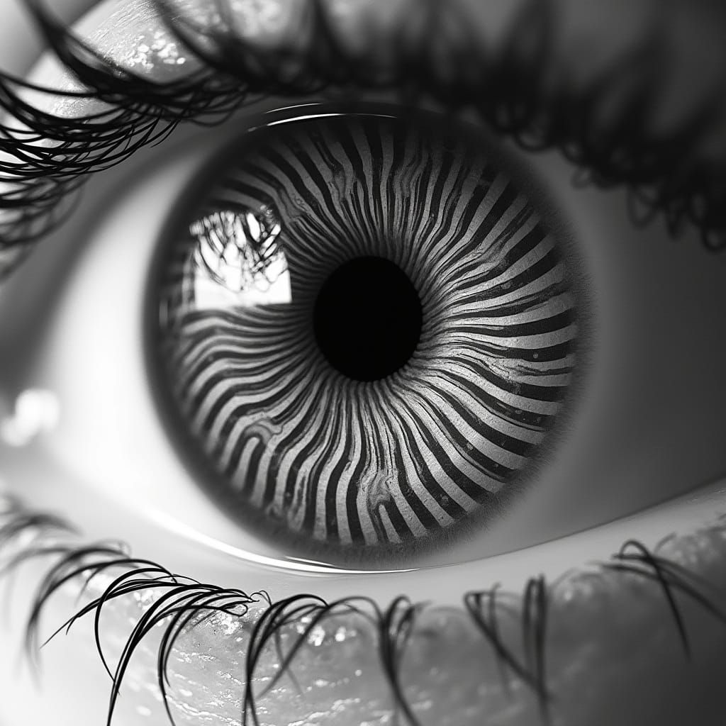 M.C. Escher Style Impossible Staircase Eye Illusion