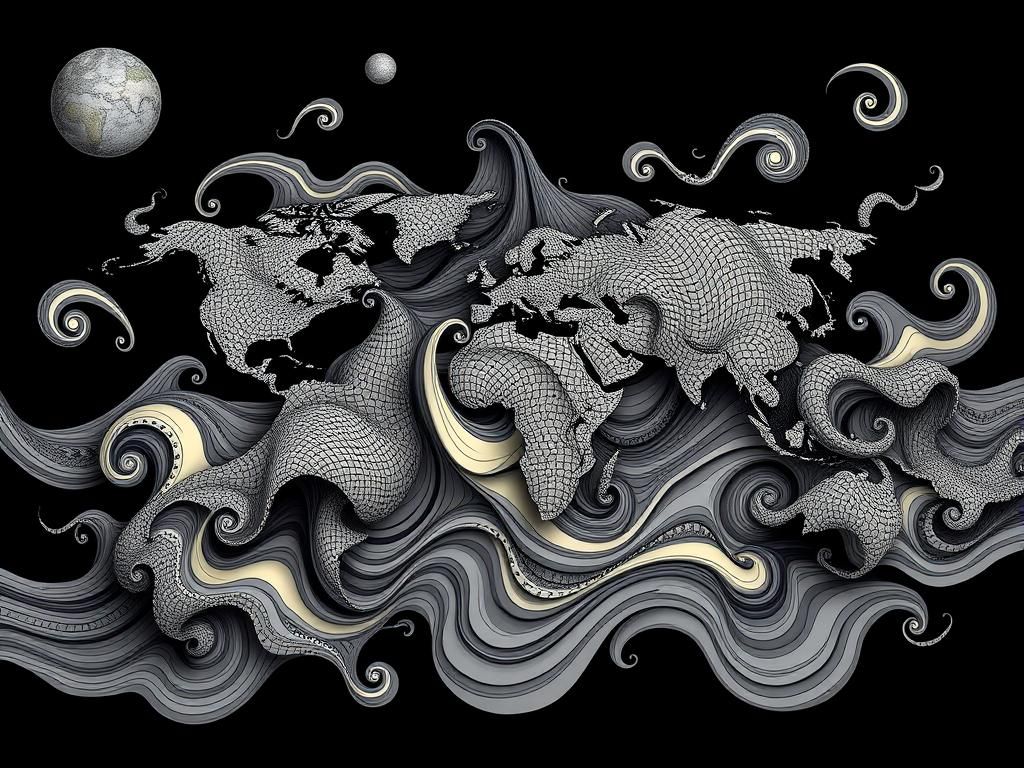 Dr. Seuss Inspired Abstract Geography