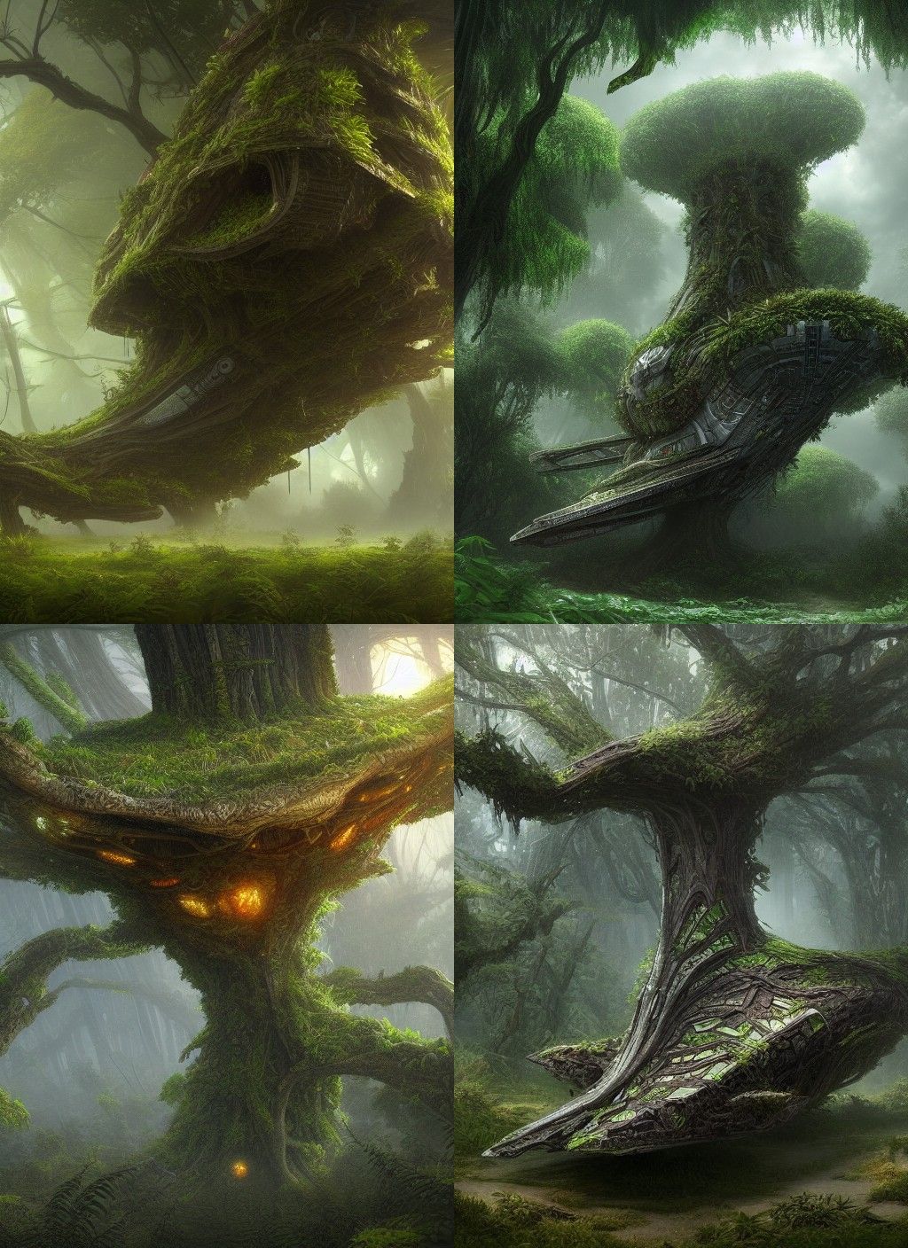 Arboreal Starship by Activision Blizzard, 8k Ultra HD