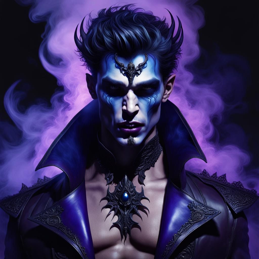 Surreal Vampire Prince in Dreamlike Fantasy Art
