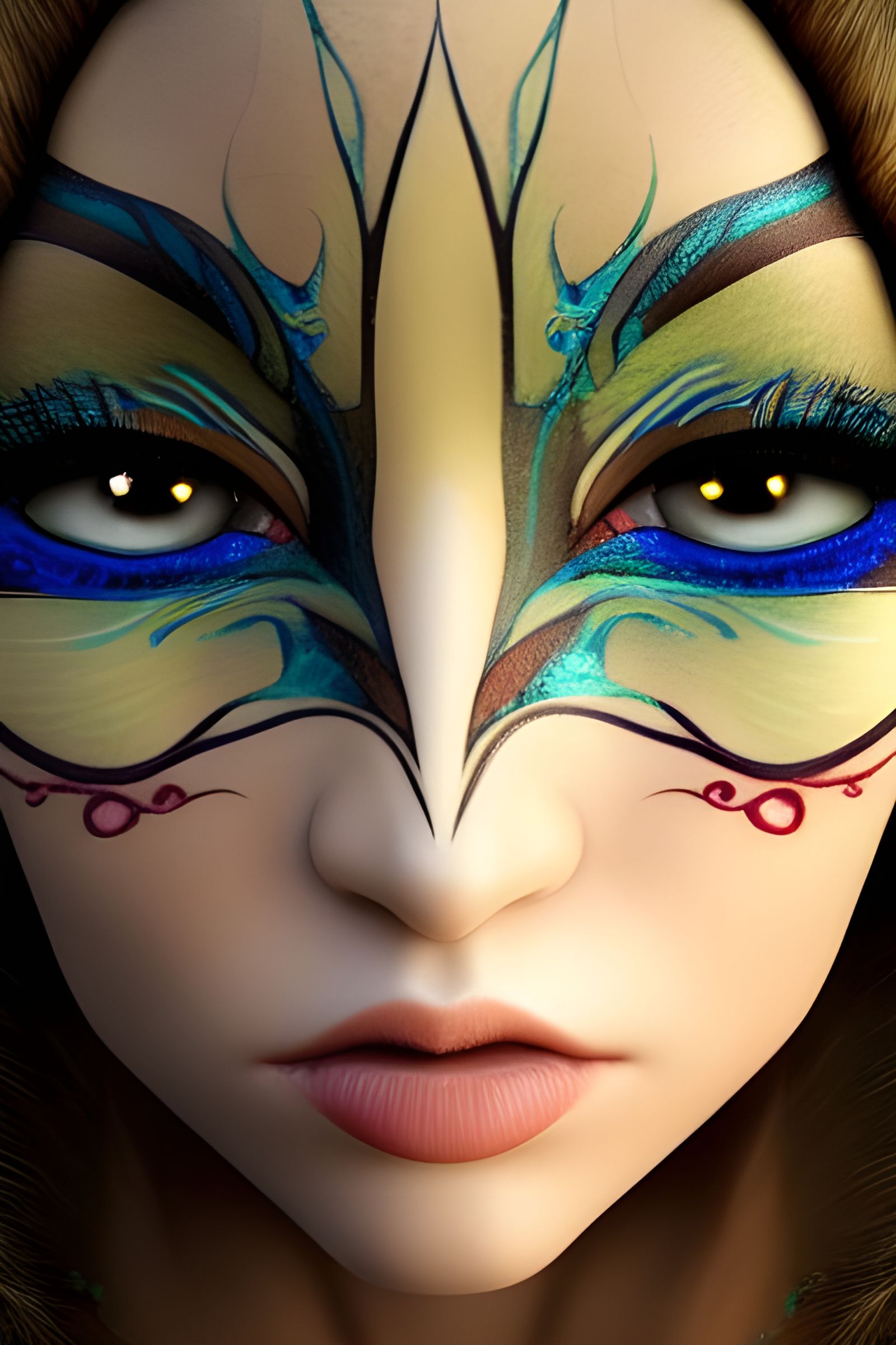 Striking Portrait of a Beautiful Elven Princess