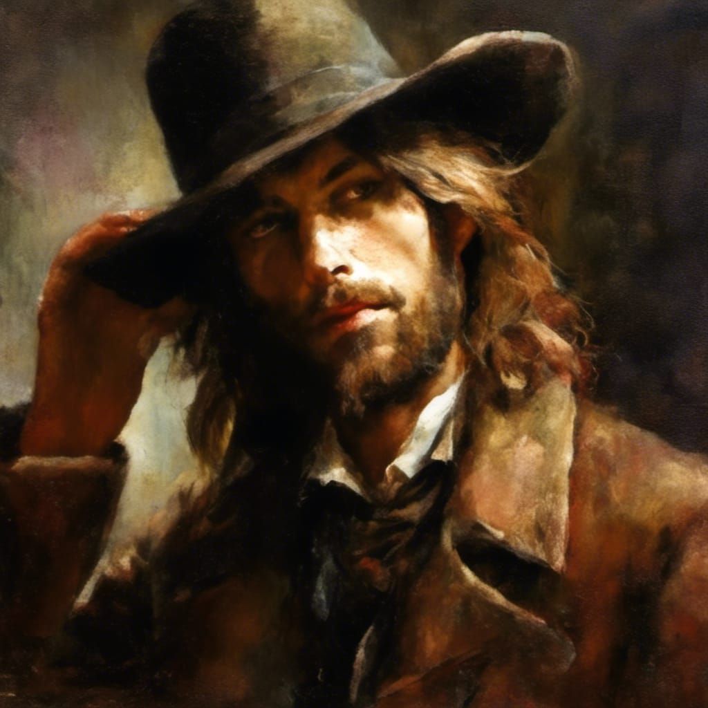 AI Image of Man in Anti-Color Fume Style