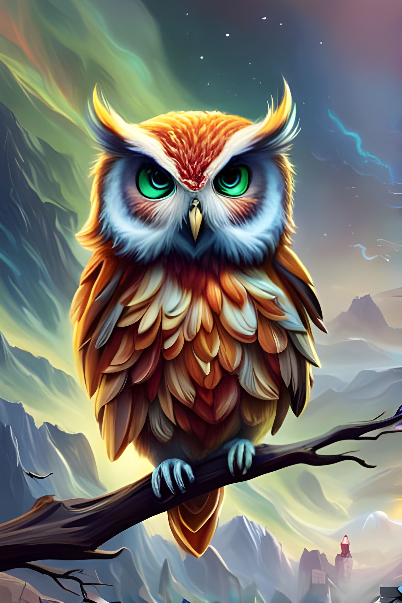Stern owl