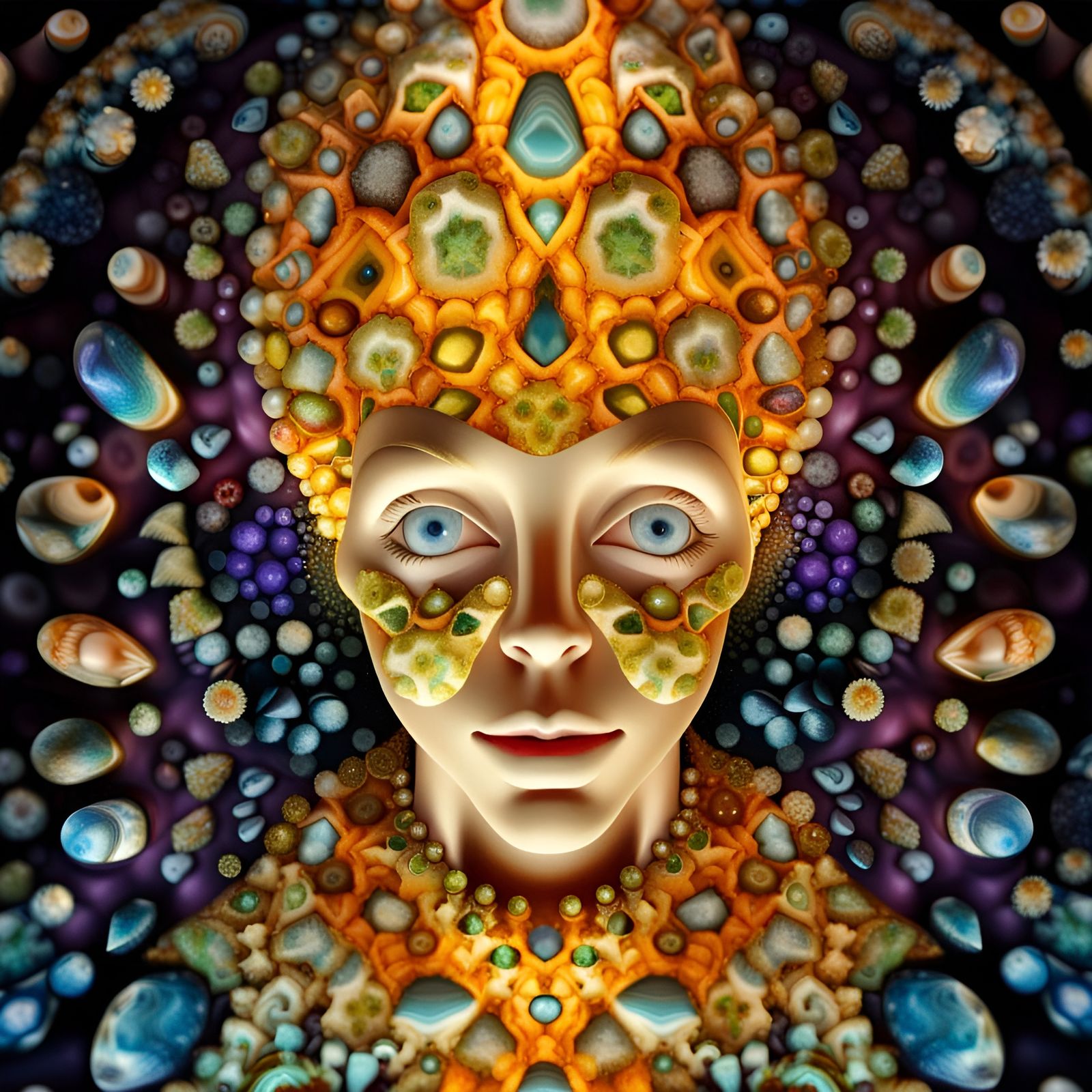 Spectacular Gemstone Kaleidoscope in Dynamic Lighting