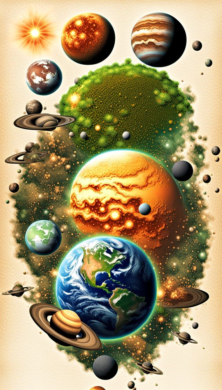 Four Alien Worlds with Unique Lifeforms