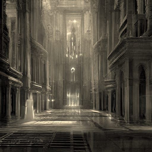 Luminous Ghost Cat Appears to Boy: Digital Painting