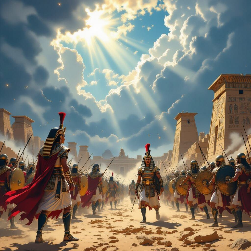 Epic Battle: Tutankhamun and Cleopatra's Clash