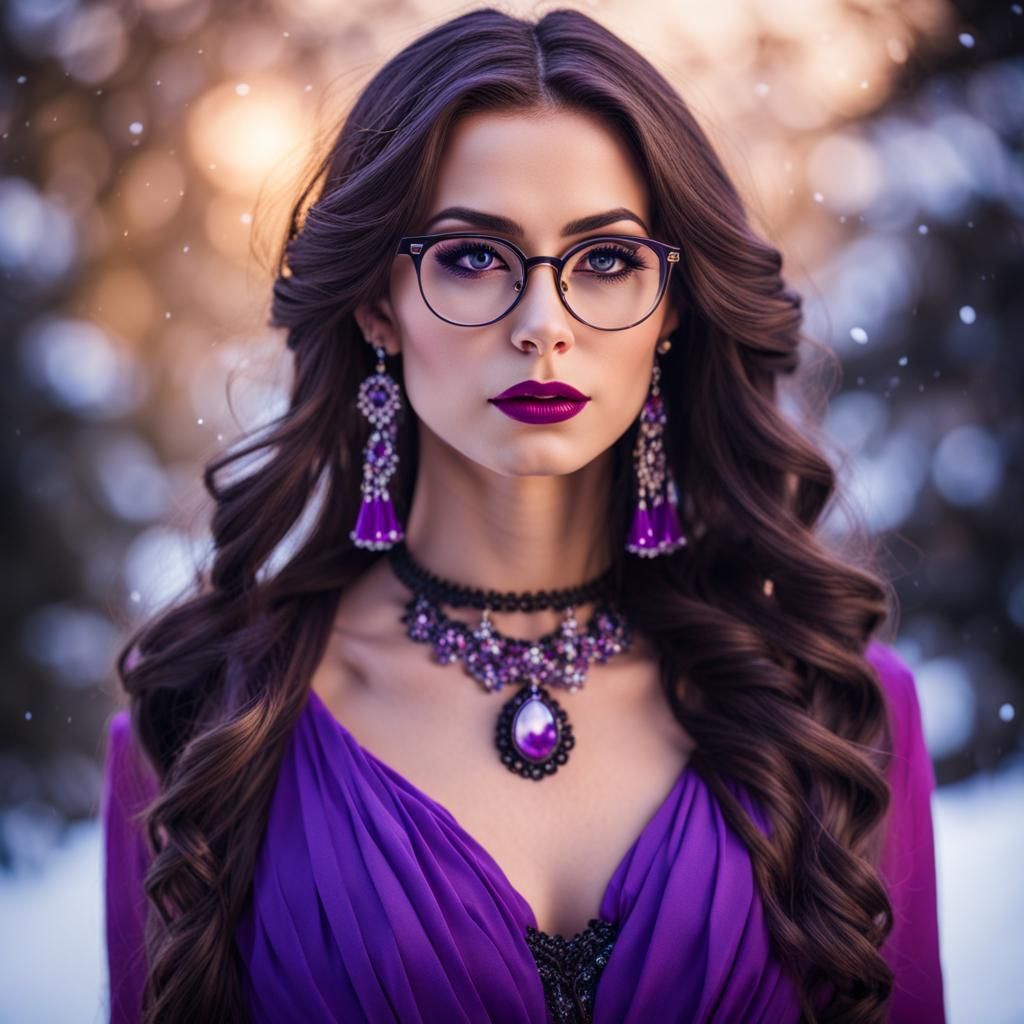 Comical Elf Portrait in Vibrant Shades