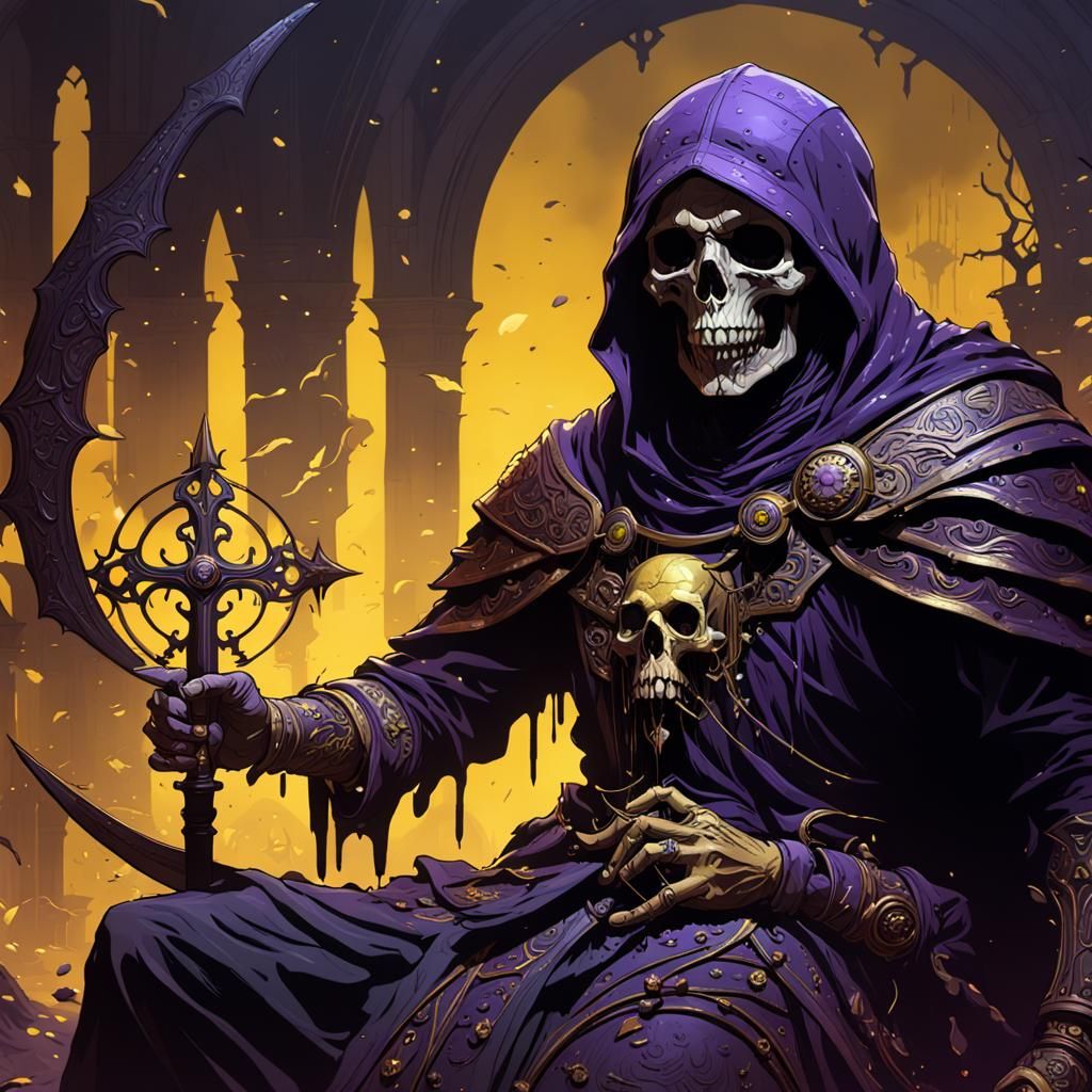 Death: Dark Fantasy Concept Art in 8k