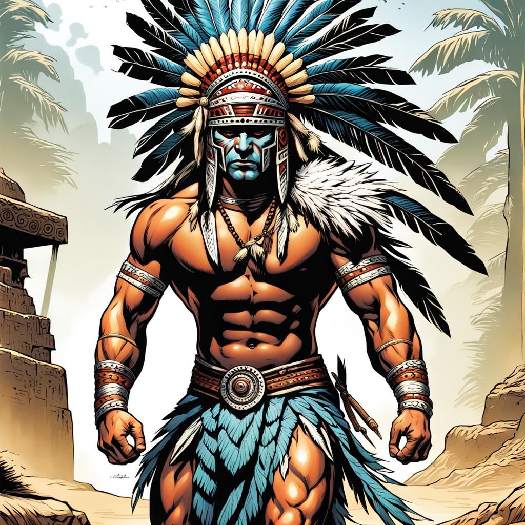 Aztec warrior