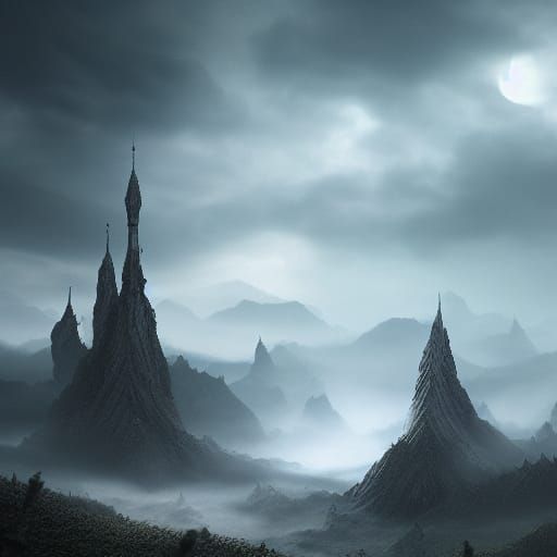 Epic Spirits in a Dramatic Digital Painting