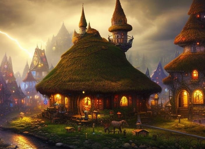 Fairytale Faerie Village in Fantasy Wonderland