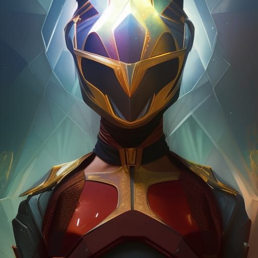 Power Ranger in Dark Fantasy Style