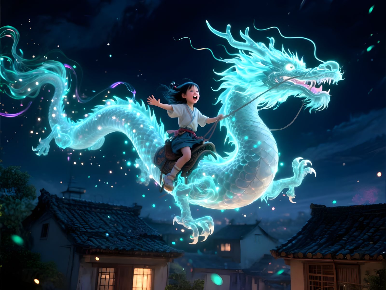 A night ride with a dragon