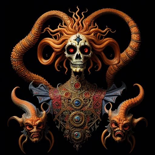 The Danger Of Euphoria ... in the style of Hieronymus Bosch