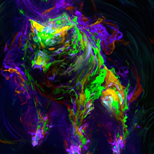 Elemental Wolf Fantasy Concept Art