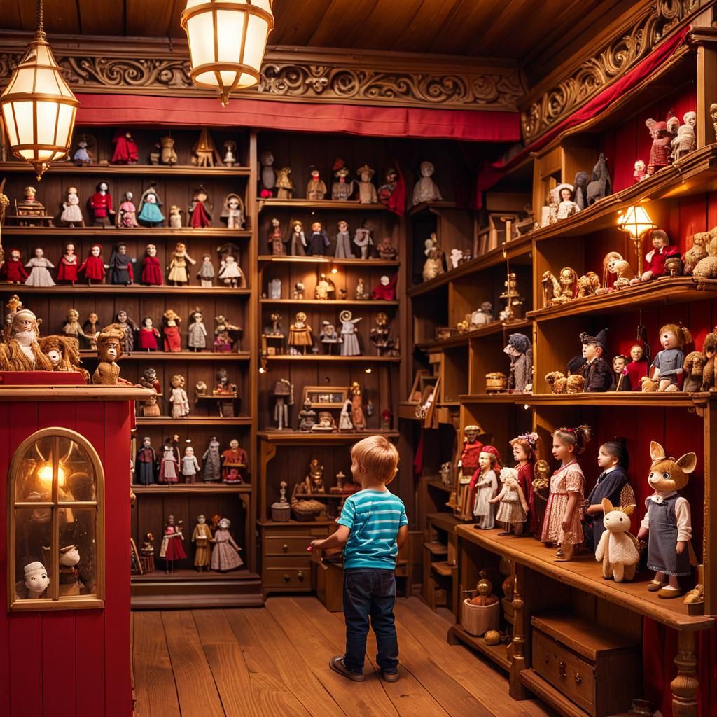 Enchanting Puppet Shop in Unreal Engine 5