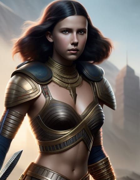 Millie Bobby Brown as Warrior girl 6