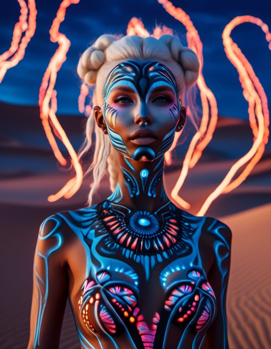 Bodypaint lora in progress