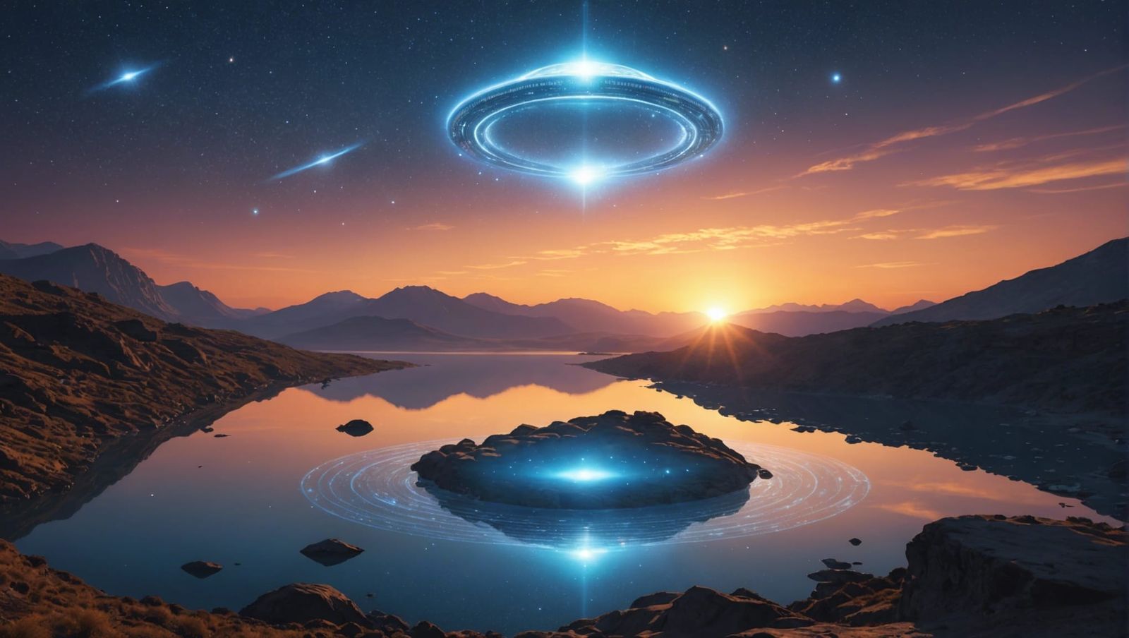 Pleiadian Light Beings Design Optical Platform