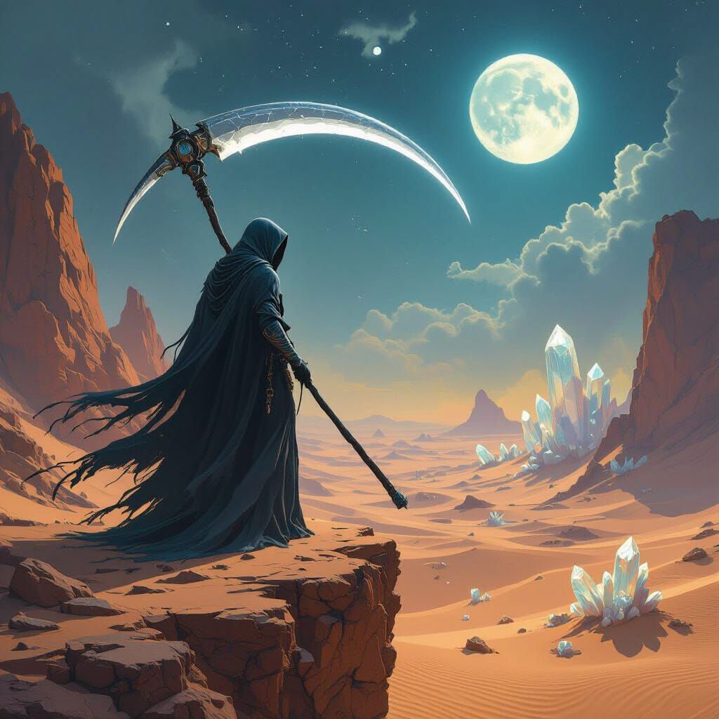 Spectral Reaper on Alien Precipice